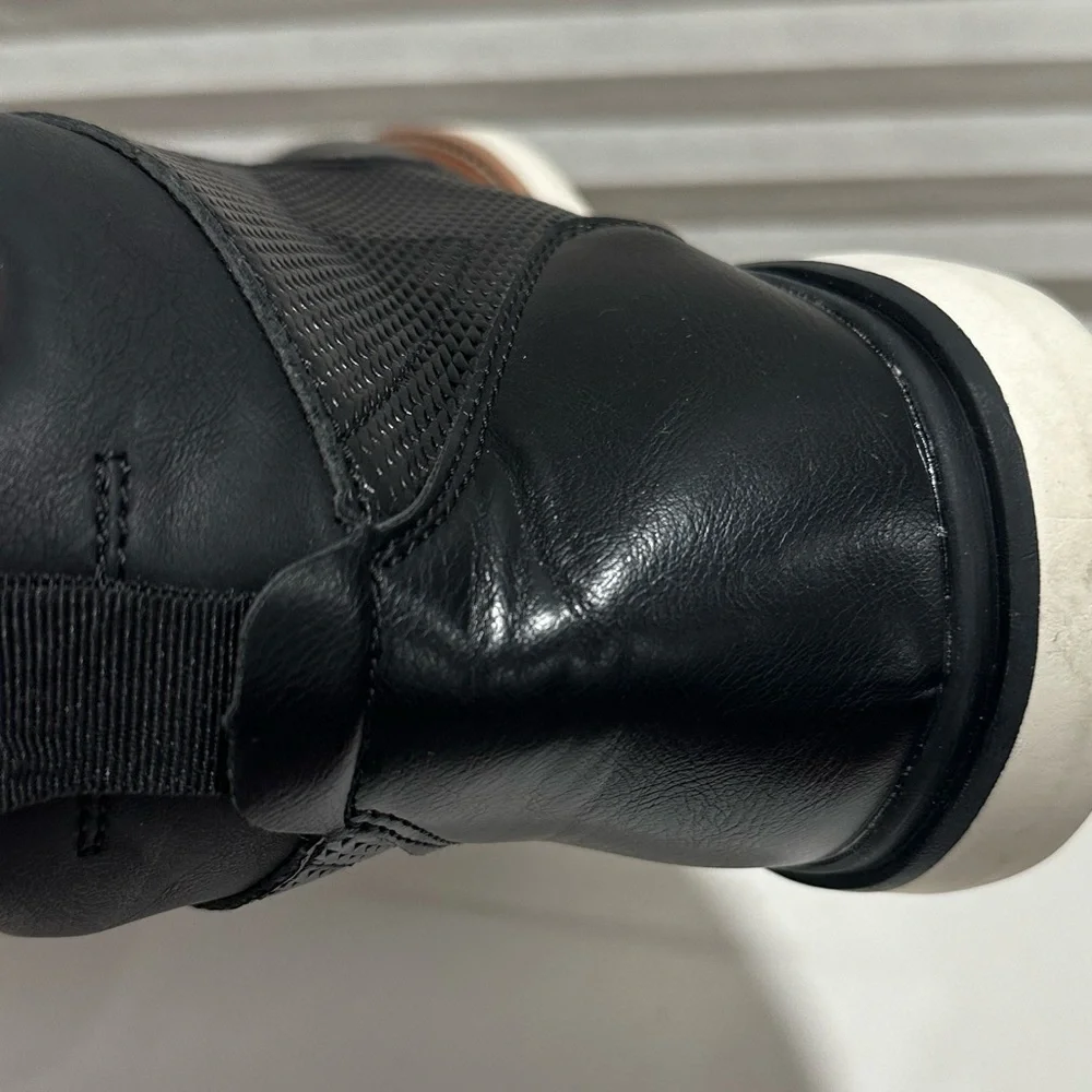 👞MADDEN👞 Lace Up Chukka Dress Boot Black Size: 9